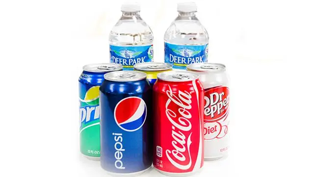 Water and soft Drinks